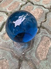 40-120mm Natural Sky Blue Obsidian Sphere Large Crystal Ball Healing Stone picture