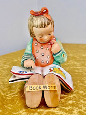 Hummel Figurine - BOOKWORM (Girl Reading Book), #3/I, 5.5