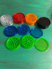 5 Pack Plastic Magnetic Herb Tobacco Grinder with Hidden Storage Compartment picture