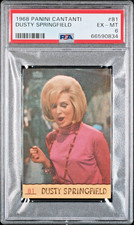 1968 Panini Cantanti #81 DUSTY SPRINGFIELD RC PSA 6 picture