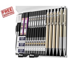 Artist-Grade 34PCS Mechanical Pencil Set for Precision Drawing and Sketching picture