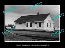Antelope Montana The Railroad Depot Station c1950 Old Large Historic Photo picture