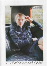 vintage BLUMARINE 1-Page PRINT AD Fall 2003 ERIN WASSON Tim Walker picture