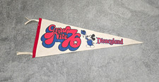 Rare Vintage 1976 Disneyland Grad Nite Felt Pennant Flag Walt Disney Productions picture