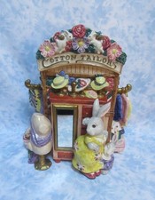 Fitz and Floyd Bunny Rabbit Cotton Tailors Vase Rare picture