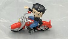 Vintage Betty Boop on Red Motorcycle Black Boots Figurine picture
