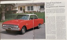1960 1961 1962 1963 1965 FORD FALCON 17 pg Article FUTURA SPRINT SQUIRE picture