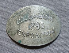 1893 COLUMBIAN EXPOSITION.  Elongated 1884 Nickel picture