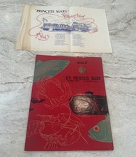 Vintage c. 1955 RV Princess Mary Victoria BC Canada Menu & Placemat Vtg picture