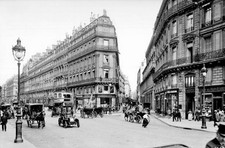 Old Photo France Paris Ist District The Opera Avenue And The Saint Anne Street picture