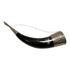Antique Norwegian Viking Drinking Horn - Ornate picture