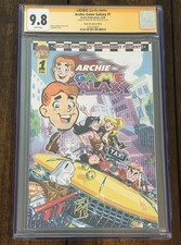 Archie Game Galaxy #1 Crazy Taxi CGC Signature Series 9.8 Signed Sketch Variant picture