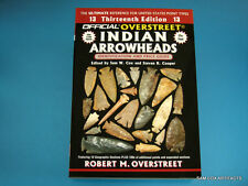 BRAND NEW Custom Cover Signed Copy 13th Overstreet Guide Indian Arrowheads picture
