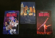 NEW YORK, NY Hotel & Casino Las Vegas Cirque Du Soleil MAD APPLE Room Key Cards picture