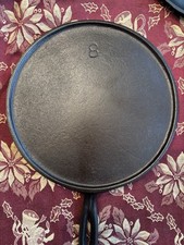 1930's-50's Lodge Cast Iron Griddle (Absolutely Perfect Condition) (Swirly) picture