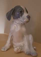 Vintage 1966 Royal Copenhagen Pointer Puppy Figurine #259 | Factory First... picture