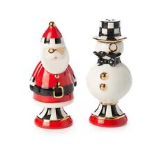 NEW MacKenzie-Childs Christmas Checkmate Salt & Pepper Set picture