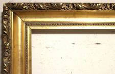ANTIQUE FIT 14 X 18 VICTORIAN PICTURE FRAME WOOD ORNATE BAROQUE GOLD ART NOUVEAU picture