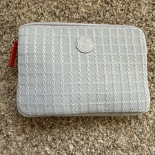 Air France Business Class Amenity Kit Makeup Bag Grey Herringbone Sealed picture