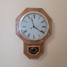 Vintage Mason & Sullivan's Wall Clock Chimes W/Key Working picture