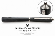 MAZZUOLI Sfera Pen, Moka, Gray Lacquer, Chrome Profiles, Famous Italian Designer picture