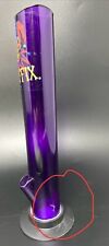 Damaged As Is Vintage 10 In Graffix Acrylic Waterpipe Smoking Tobacco Pipe Bong picture