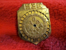 Little Orphan Annie Radio Show 1936 Secret Compartment Decoder Pin Badge Pinback picture