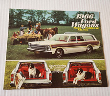 1966 Ford Wagons Dealership Sales Brochure Specifications Information Vintage picture