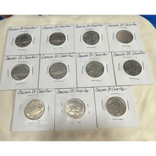 Lot of 11 Casino St Charles Missouri 25 Cent Quarter Slot Machine Tokens C212 picture