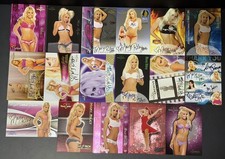 Benchwarmer Mary Riley lot of 50 mostly different cards w/ 13 autographs inserts picture