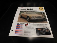 1975-1977 Jaguar XJC Spec Sheet Brochure Photo Poster 1976 picture