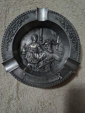 🔥 VERY RARE REMBRANDT  PEWTER ASHTRAY ENGRAVED picture