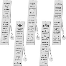 5 Pcs Christian Gifts for Women Metal Religious Bible Verse Bookmark Gifts for F picture