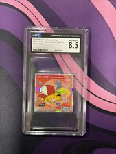 Ash’s Pikachu Pokemon wafer chocolate Seal sticker Lotte Japanese CGC 8.5 2017 picture