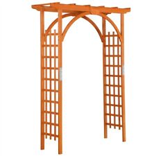 7ft Wooden Garden Arbor Arches Trellis for Wedding Party Climbing Plant Outdoor picture