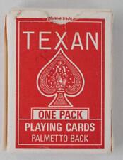 Texan 45 Palmetto Back Red One Pack Playing Cards  picture