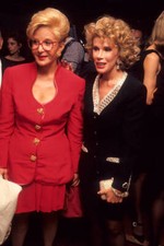 Talk show host Sally Jessy Raphael comedienne Joan Rivers at - 1992 Old Photo 3 picture