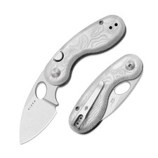 Kizer Microbe EDC Folding Pocket Knife 14C28N Blade Aluminum Foil G10 Handle picture