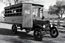 1900's School Bus 4x6 photo picture
