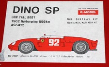 Q-MODEL 1961 Ferrari Dino SP Phil Hill 1/24 Resin and multi media kit Very Rare picture