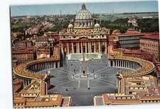 Postcard Basilica of St. Peter Rome Italy picture