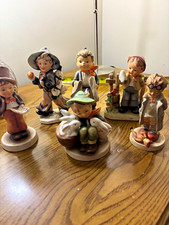 Goebel Hummel Hand-Painted Porcelain Figurine Lot of 6 Kids Children 1950s picture