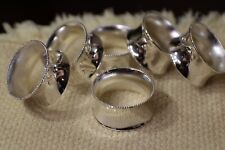 Vintage1970s Mayfair Collection Silver Plate Napkin Rings.  Item No.114 picture