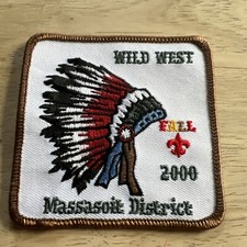 Vintage 2000 BSA Wild West Fall  Massasoit District Patch picture