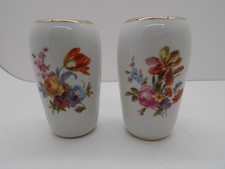Two Small Erphila Germany Porcelain Floral Vases picture