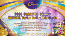 Pre-Order 2026 CardFun Disney Crystal Series Collectible Cards 1 case (10 boxes) picture