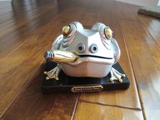 RARE EC LIMITED EDITION LARGE Frank Meisler Frog w/Cigar Judaica picture