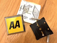 Vintage 1960s Square AA Badge - NOS New Old Stock Boxed - Nash & Hull (NH) picture