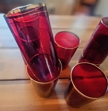 Vintage Cranberry Glass 4.5
