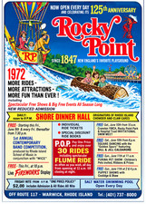 Vintage Rocky Point Amusement Park Ad Magnet - West Chester, Pennsylvania. picture